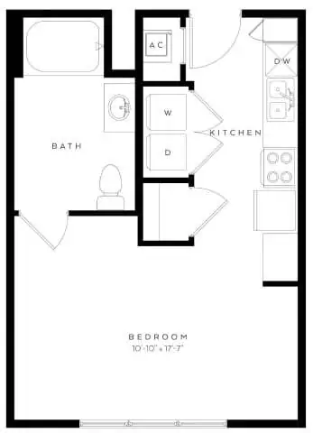 Unit CH302 CH302 floor plan